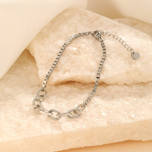 Ibiza sunset armband zilver