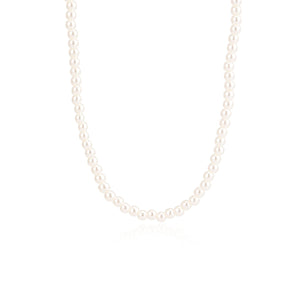 Ketting basic parels zilver