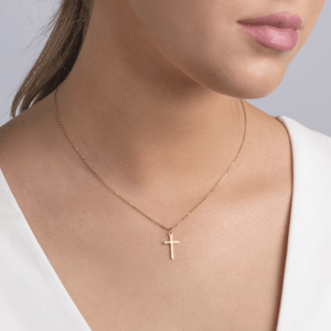 Ketting kruisje goud