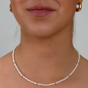 Ketting langwerpige parel