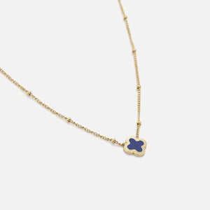 Ketting lucky goud/blauw