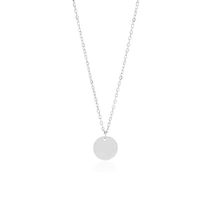 Ketting muntje zilver