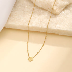 Klaver ketting goud
