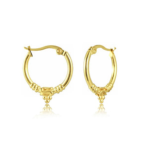 Oorbellen Bali bolletjes goud