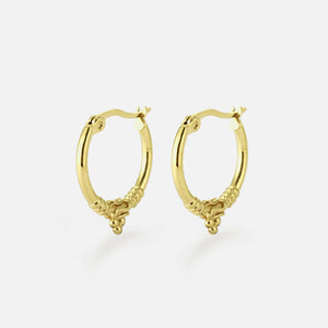 Oorbellen Bali bolletjes goud