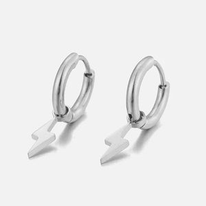 Oorbellen bliksem zilver