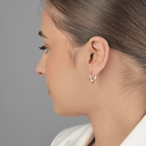 Oorbellen spikes goud