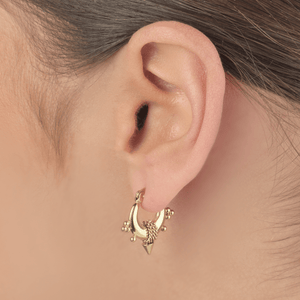 Oorbellen spikes goud