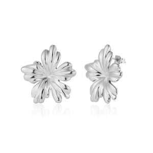 Oorstekers blossom zilver