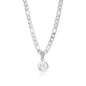 Schakelketting happy zilver