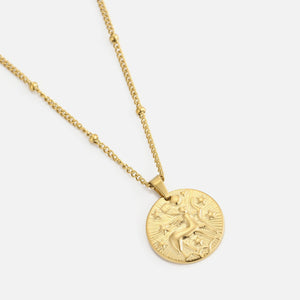 Sterrenbeeld ketting goud