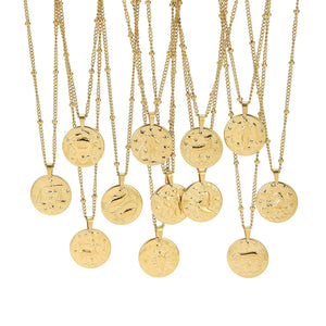 Sterrenbeeld ketting goud