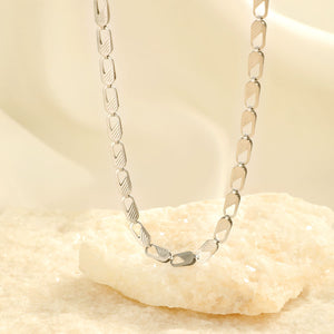 Tier ketting zilver
