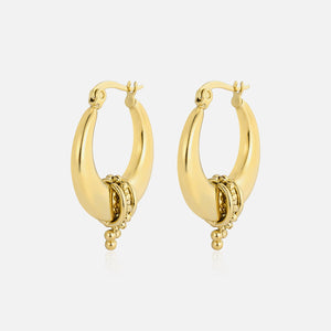 Zen Bali hoops goud