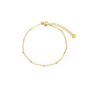 Armband bolletjes goud