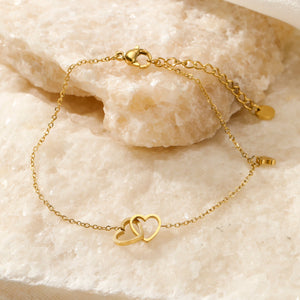 Armband extra love goud