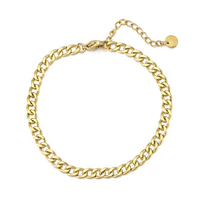 Basic schakelarmband goud