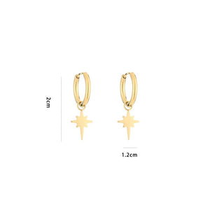 Oorbellen night star