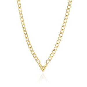 Schakelketting V goud